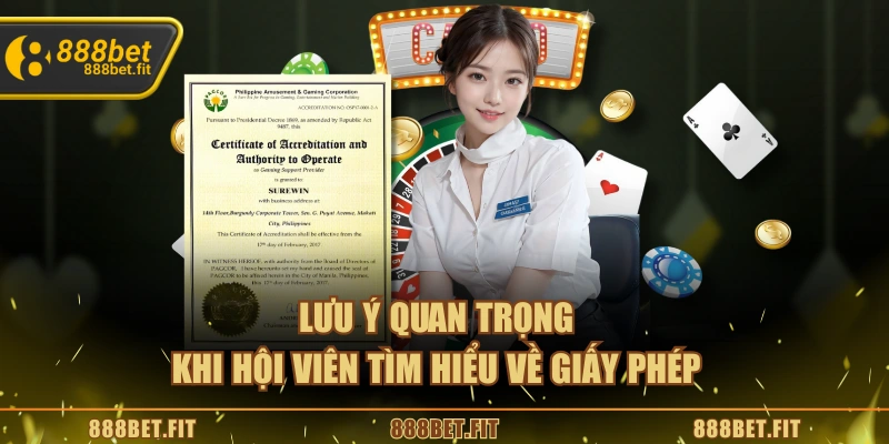 Giấy Phép Hoạt Động 6 Lưu ý quan trọng khi hội viên tìm hiểu về giấy phép
